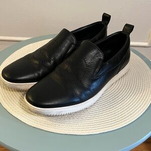 Versace Medusa head leather slip-on